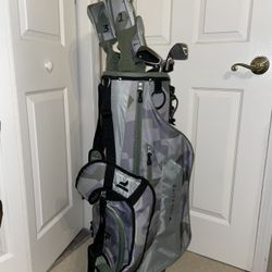 Top Flight Golf Clubs And Bag