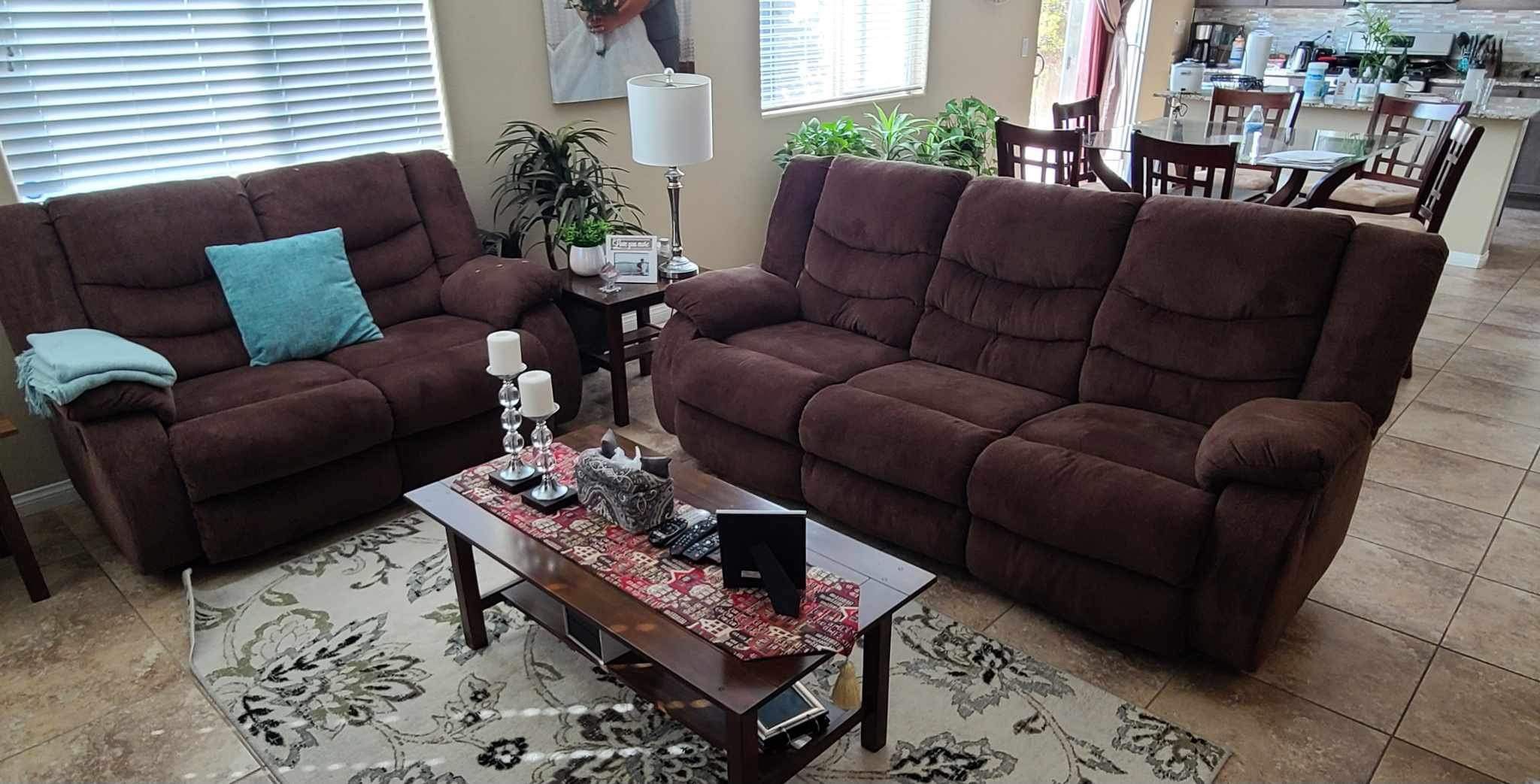 Ashley Tulen Recliner Sofa And Love Seat For $469 Or Best Offer