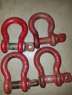 5/8" 3 1/4 tons shackles