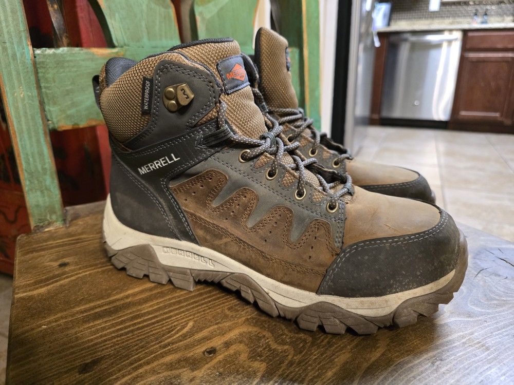Merrell Men's Windoc 6" Steel Toe Waterproof Work Boot