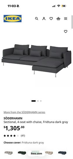 IKEA Soderhamn Couch Sectional