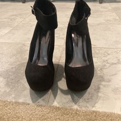 High Wedge  Heeled Shoes Size 7 1/2