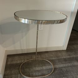 Mirrored Side Table 