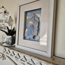 Framed 3 Demensional Paper & String Painted Art!