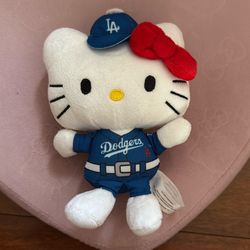 Hello kitty dodger plushy 
