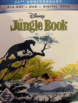 Disney’s The JUNGLE BOOK 55th Anniversary Edition (Blu-Ray + DVD + Digital-2022) NEW!