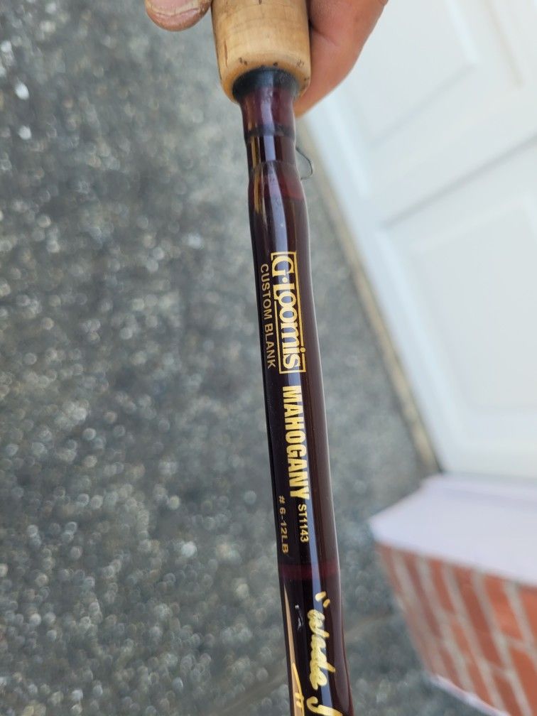 G Loomis Mahogany With Custom Blank
