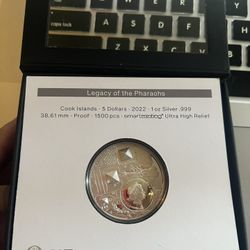 1 oz Silver Legacy of Pharaohs  2022 