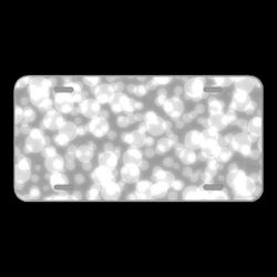 License Plate Novelty Car Front Background Bokeh Abstract Circle