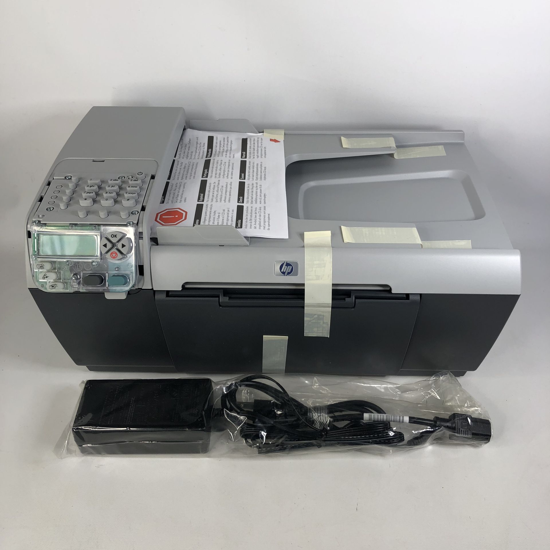 NEW HP Officejet 5500 All-in-One Printer series Open Box Face Plate Missing