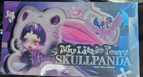 Pop Mart Skullpanda x My Little Pony Series Plush Doll Pendant