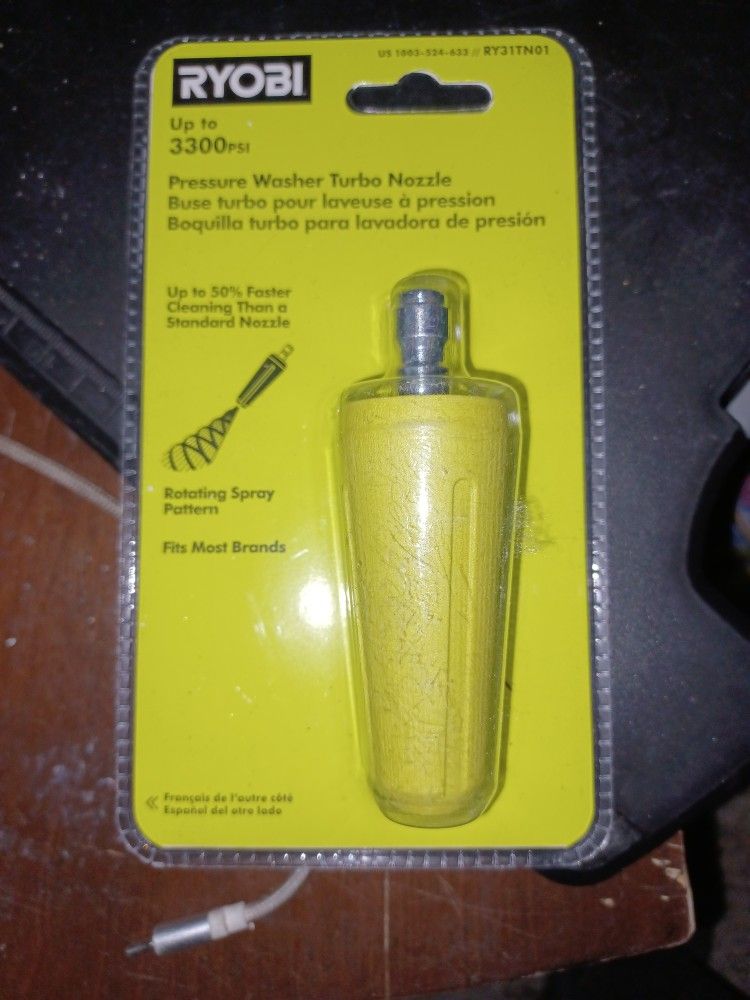 Ryobi Pressure Washer Turbo Nozzle 3300 PSI