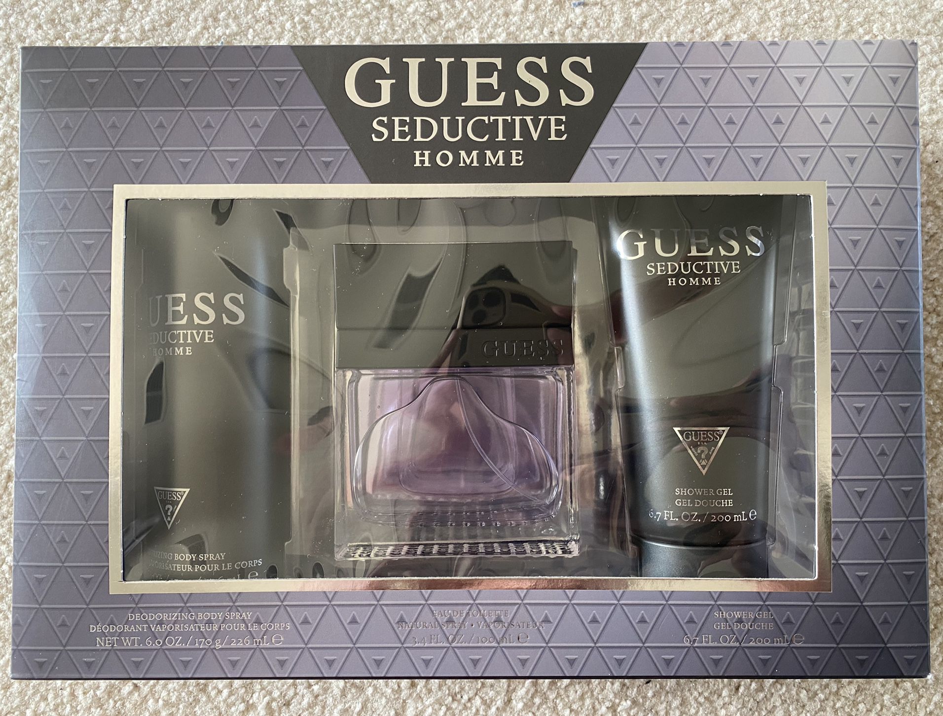 Guess Secuctive Homme 3pcs Gift Set