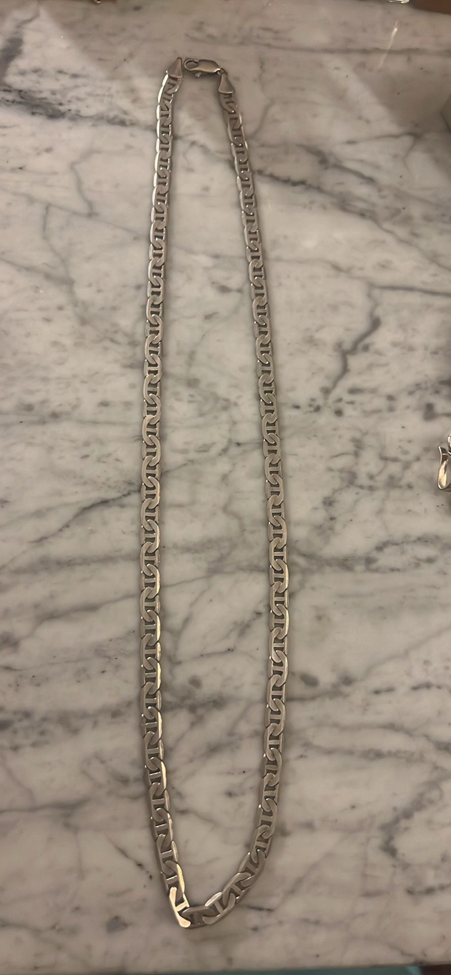 Sterling Silver GG Designed Long Chain