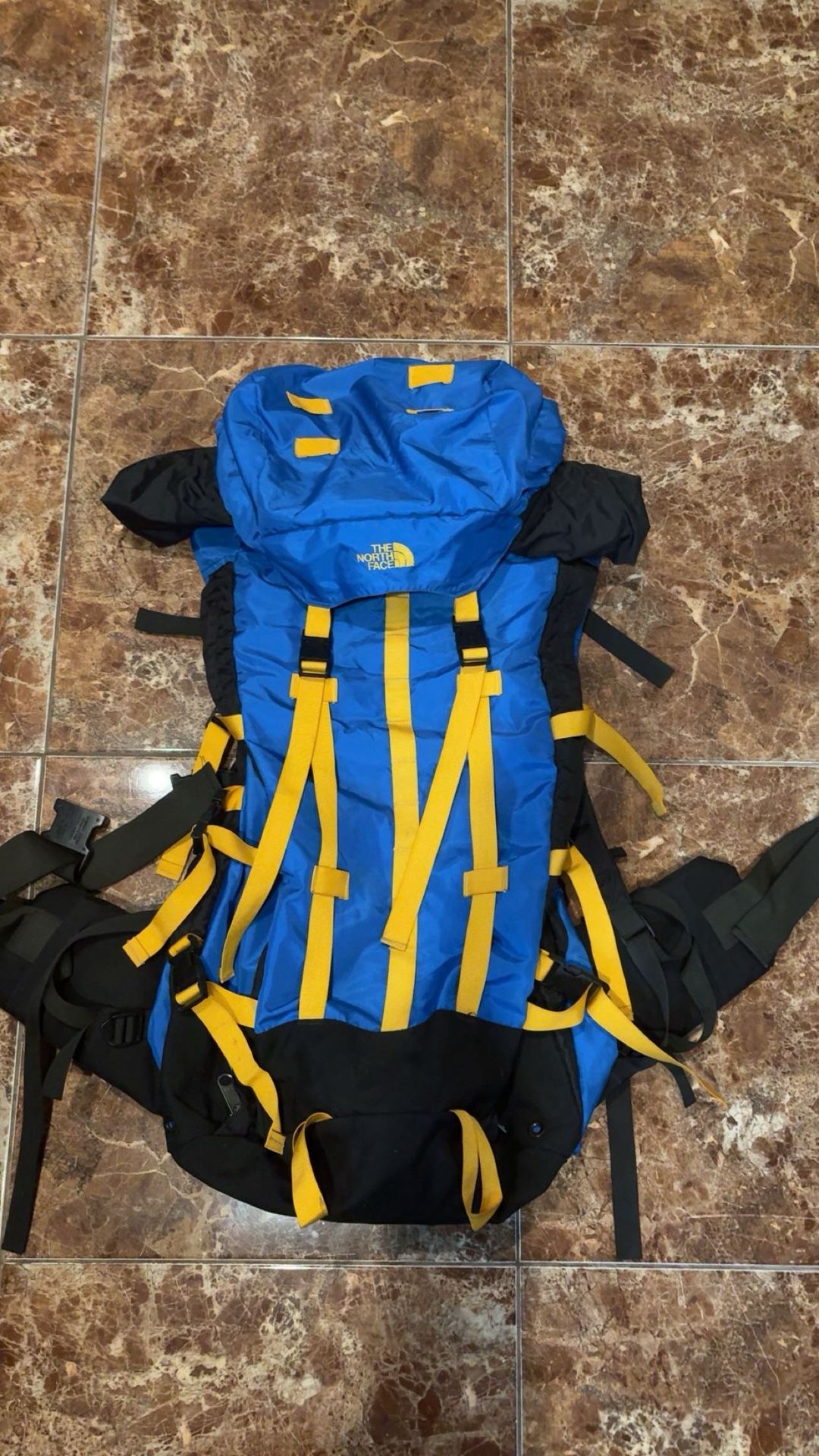 Vintage North Face Blue Black And Yellow In Awesome Condition ✅ 
