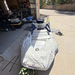 Hydro Inflatable Aluminum Floor Boat