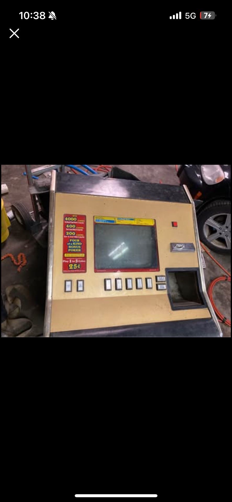 vintage IGT "Four of a Kind Bonus Poker" video poker slot machine