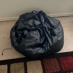 Bean bag chair with massage motor 