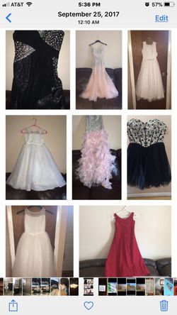 Girls communion , flower girl sweet 16 , prom dresses each dress different price