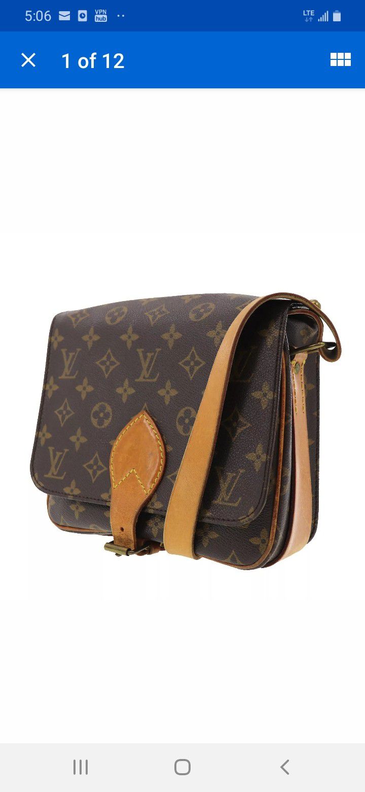Beautiful rare authentic Louis Vuitton crossbody cartouchiere handbag