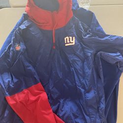NFL New York Giants Team Issued Windbreaker