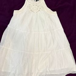 BTFBM white sleeveless dress - size L
