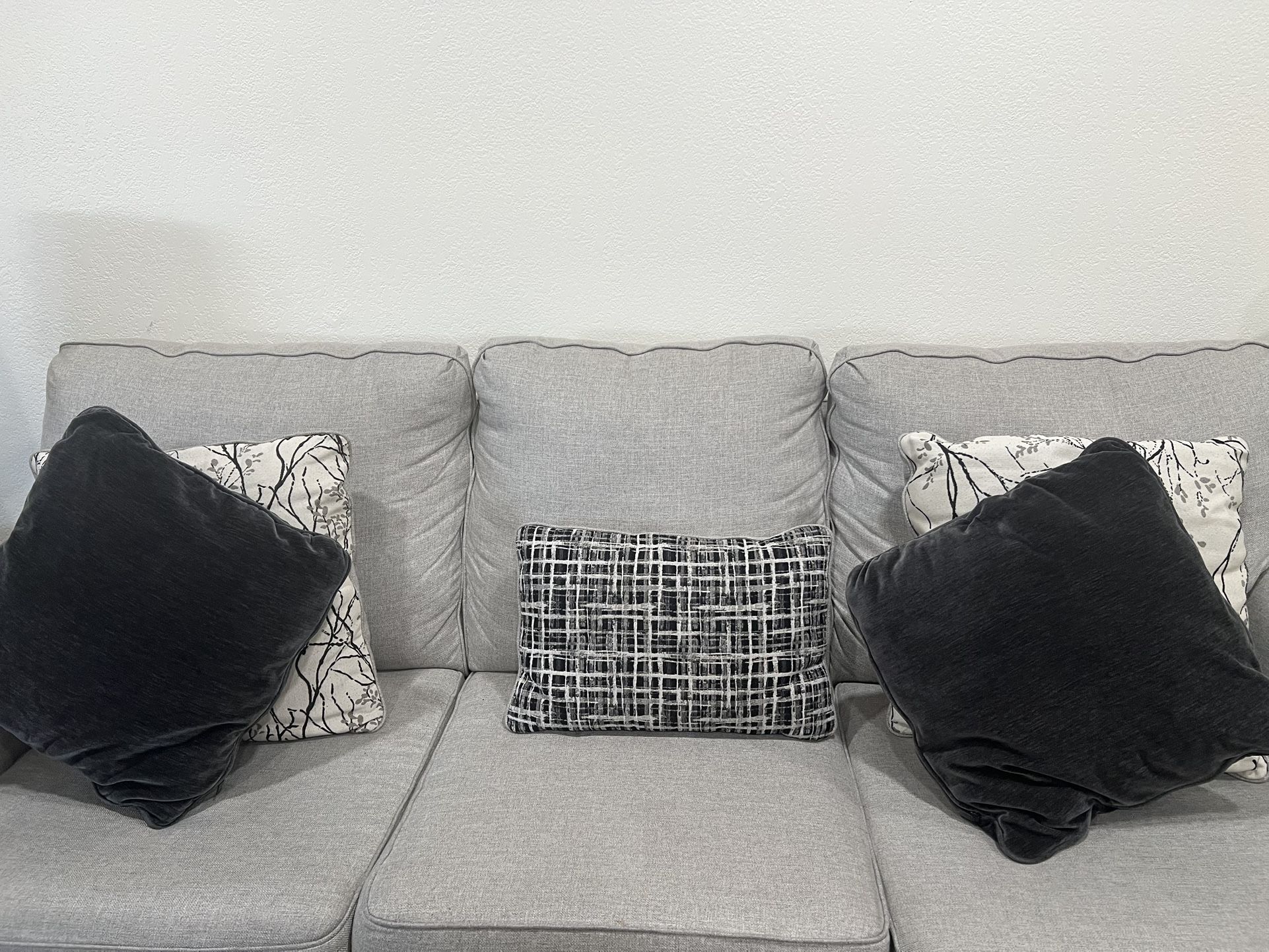 Couch Cushions Black/gray Ones