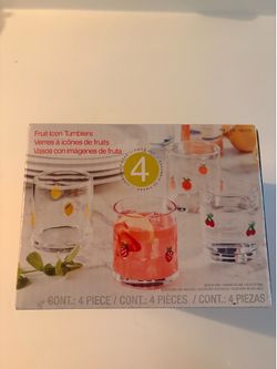 Fruit Icon Glass cups