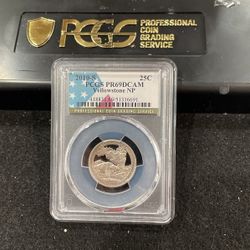 2010 S Gem Proof Yellowstone NP Quarter Graded At PR69 With A Deep Cameo D-20