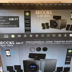Home Theater System Brooks Audio Design KM-77 Speaker 
