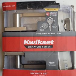 Kwikset Perth Smartkey Entry Set
