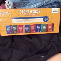 Sight Word Cards 9$