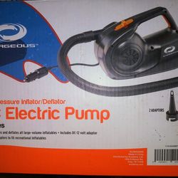 O'Rageous High-Pressure Inflator/Deflator 12 v DC Electric Pump