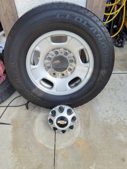 Truck Tires Chevy 8 Lug 90%good
