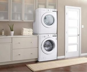 LG Front-Load Washer & Dryer White