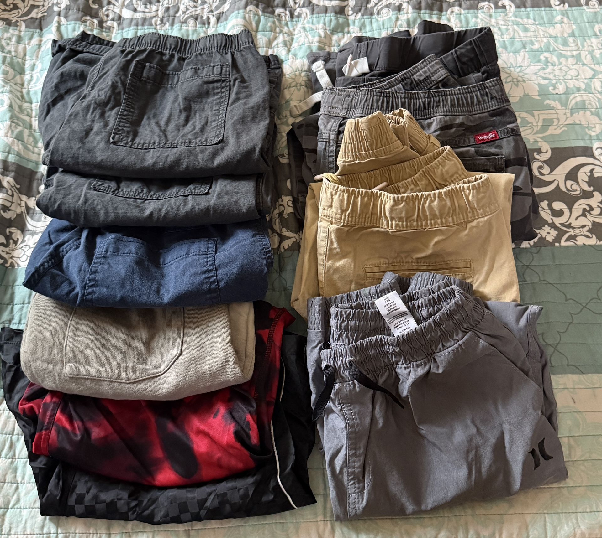 Boys Pants And Shorts Lot Size 14/16