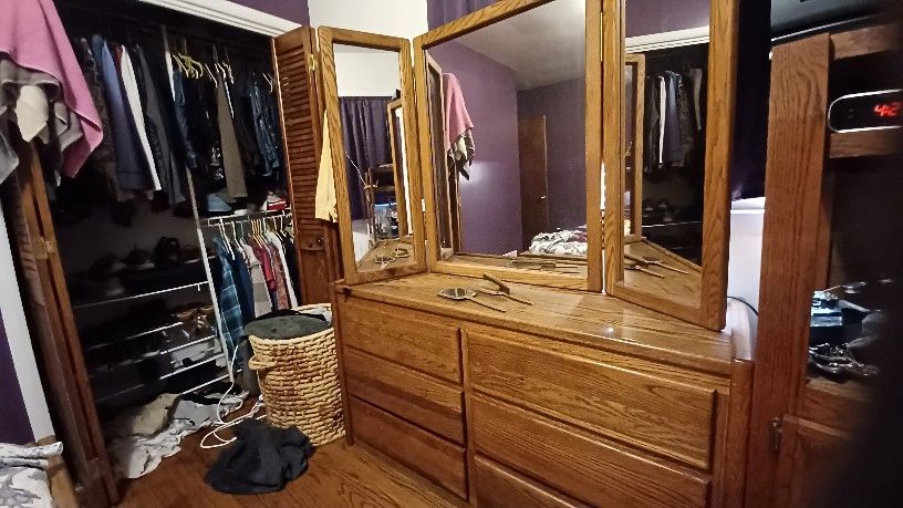 Dresser And Mirror