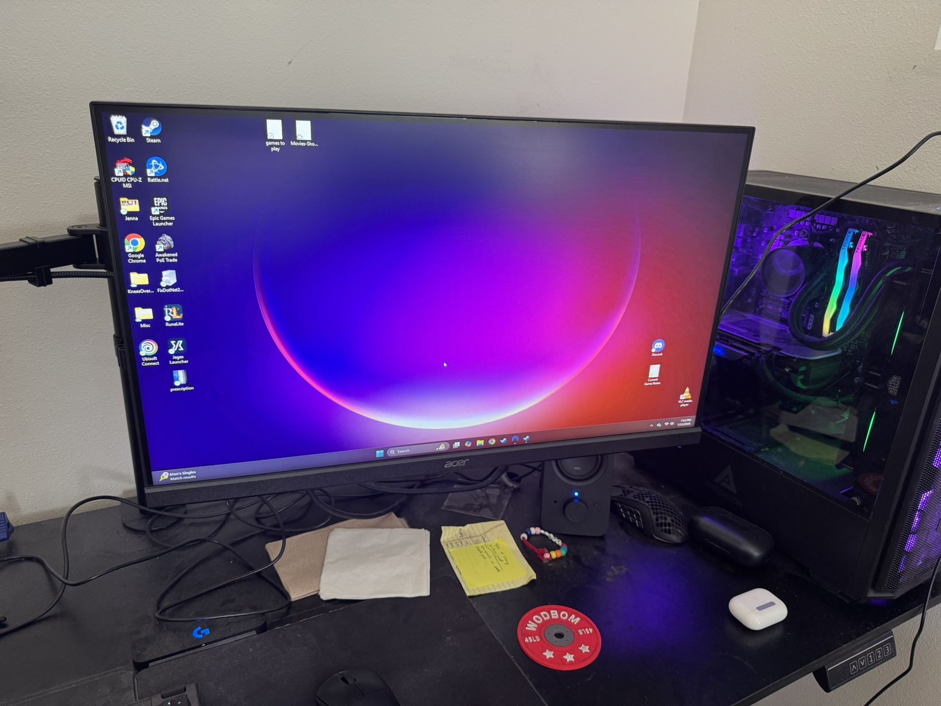 Acer 27” 1440p Monitor