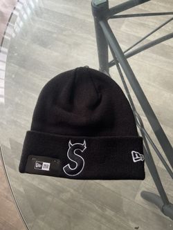 Black Supreme Beanie Logo S