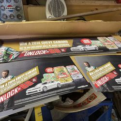 Dale Earnhardt Display Mountain Dew Signs All For 100 Obo 