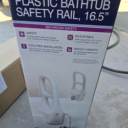 Plastic. Bathtub Rail 