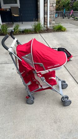 Maclaren red umbrella stroller
