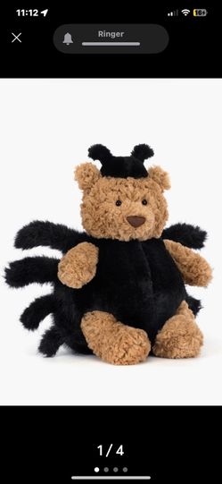 NWT! Jellycat Bartholomew Teddy Bear