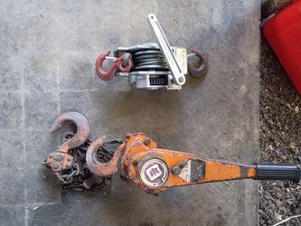 Cum along and chain hoists
