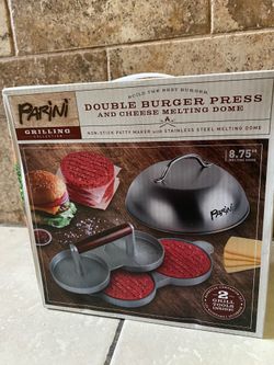 Double burger press