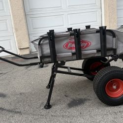 Berkley Fishing Cart, Lobster Trap, Fishing Net, Fishing Poles Reels, Bait Cages Long Rope, Selling as a Lot