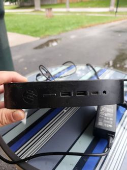 HP t640 Thin Client Mini PC AMD Ryzen R1505G Radeon Vega 3 w/ Power Adapter