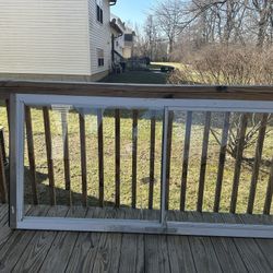 Storm Door 80”x35” With Door Frame