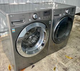 LG Front Load Washer and Dryer Set