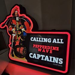 Vintage Captain Morgan Bar Red Light